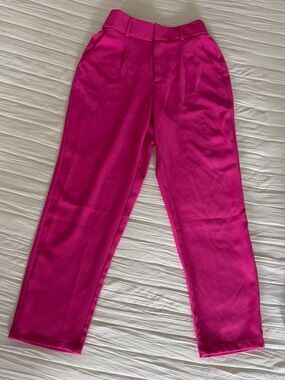 HALARA Hot Pink High-Waist Trousers